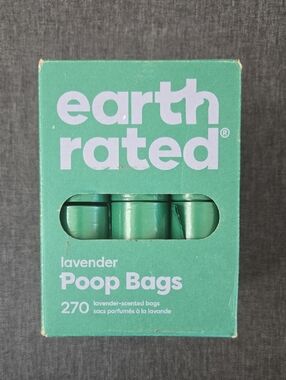 💥Earth Rated Lavender Dog Poop Bags Recycled Plastic 270 Count